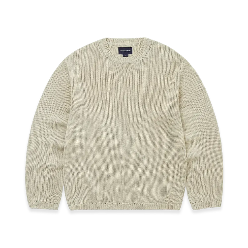 thisisneverthat Loose Gauge Knit Crew "Dusty Ivory"