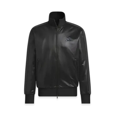 adidas Stadium Gold Loose Fit Hooded Track Top "Black/Black"