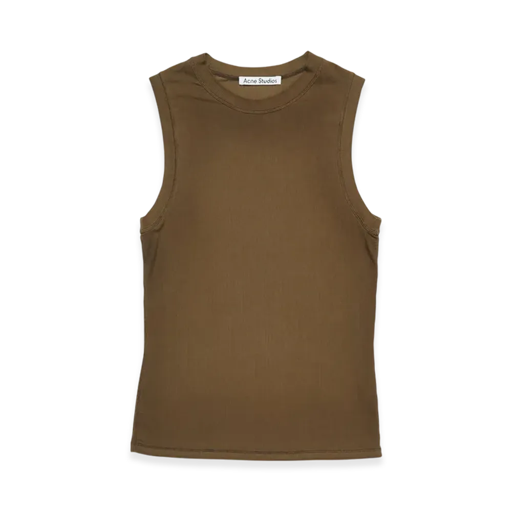 Acne Studios Tank Top "Mud Brown"