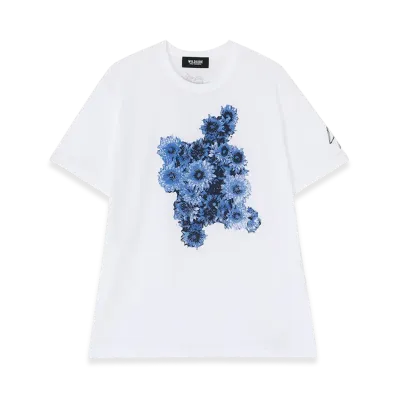 WILDSIDE YOHJI YAMAMOTO Flower T-Shirt "White"