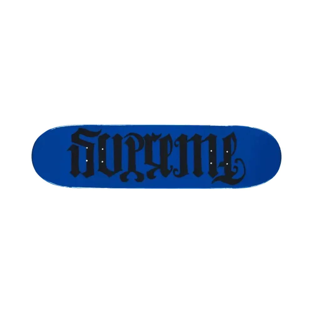 Supreme Ambigram Skateboard "Blue"