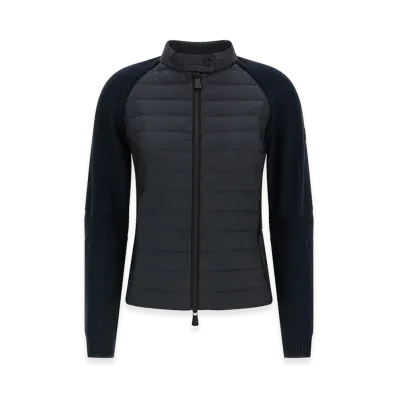 MONCLER Women's Padded Cardigan "Dark Blue"