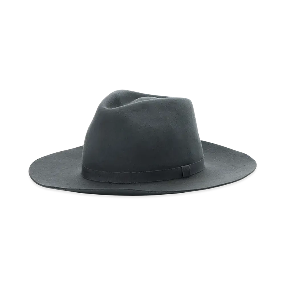 S'YTE Wool Felt Ribbon Tape Wide Brim Hat "Gray"