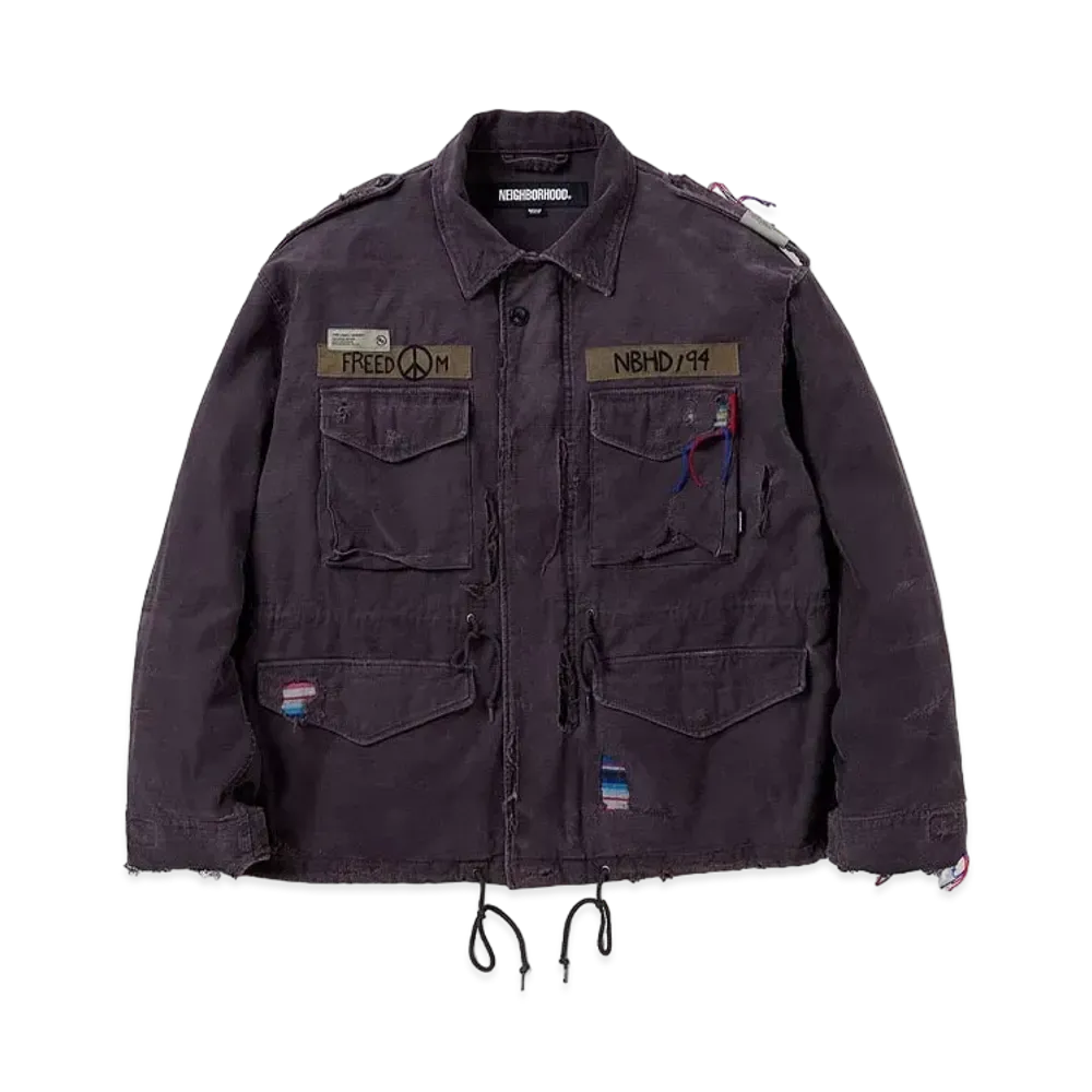 NEIGHBORHOOD 24SS Savage M-51 Jacket "Black"