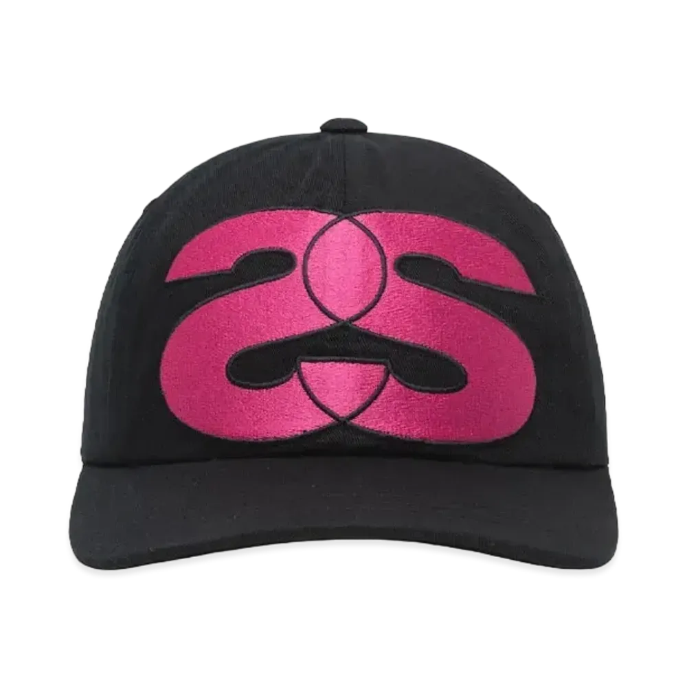 Stussy Low Pro Big SS Snapback "Black"