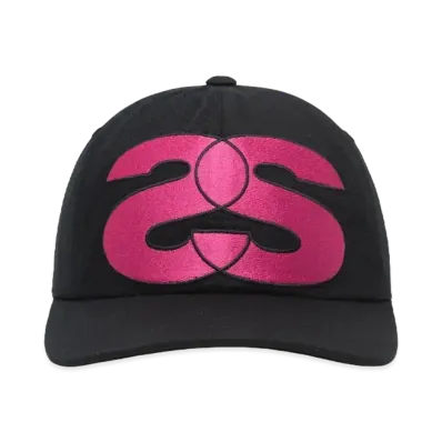 Stussy Low Pro Big SS Snapback "Black"