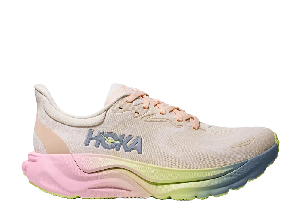 Hoka Women's Arahi 8 "Alabaster/Tangerine Glow"