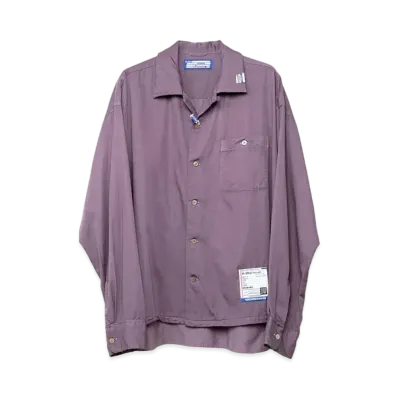 Maison MIHARA YASUHIRO Satin Shirt "Purple"