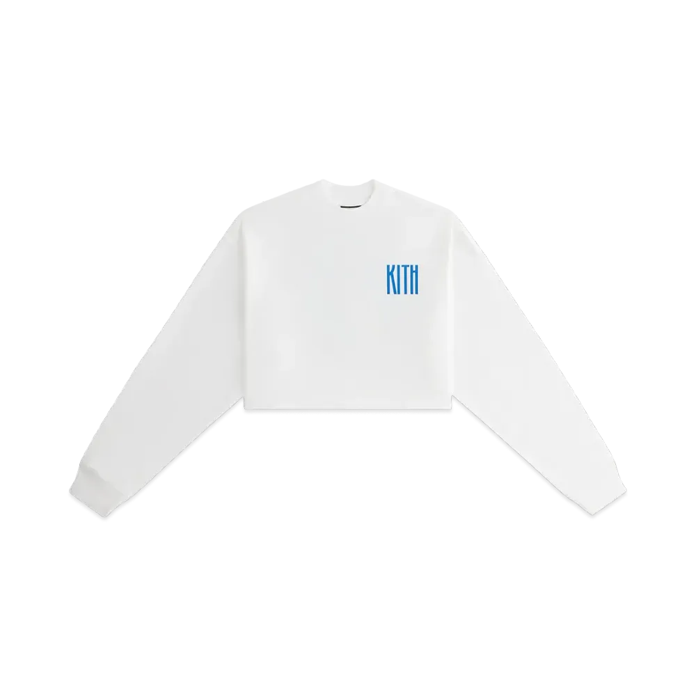 Kith Women's Jasper Summer Peach Long Sleeve "White"