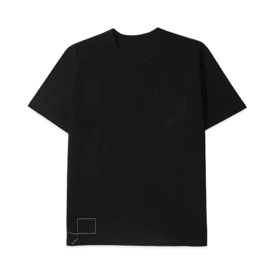 WTAPS x sacai Embroidery T-Shirt 01 / SS / Cotton "Black" 2423234D-CSM05S / 25-0929S
