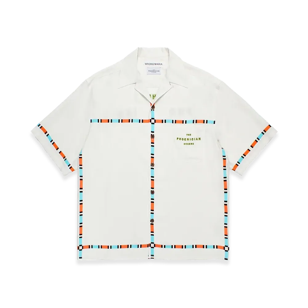 WACKO MARIA x The Phoenician Scheme Hawaiian Shirt "White"