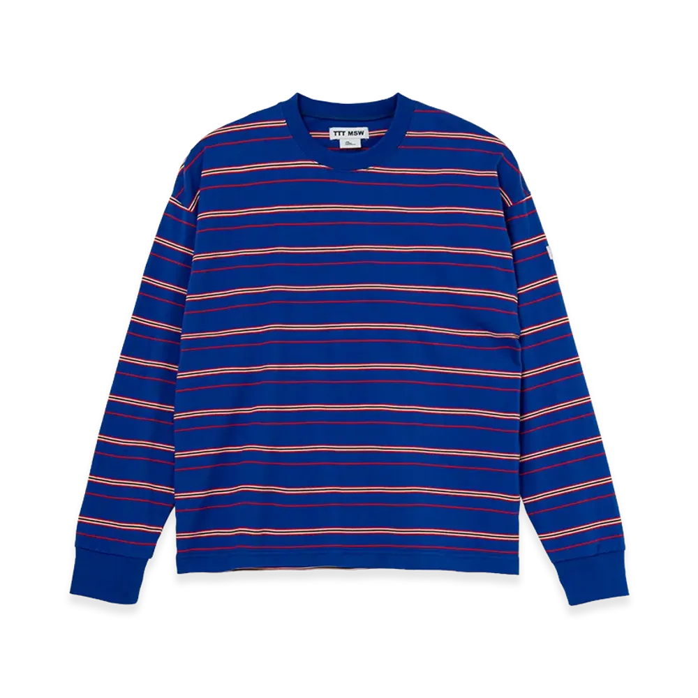 TTTMSW Border Long Sleeve Tee "Blue"
