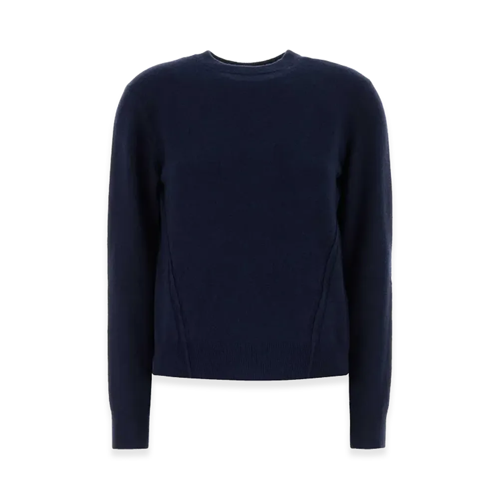 Jil Sander Women's Cashmere Swearer "Navy Blue"