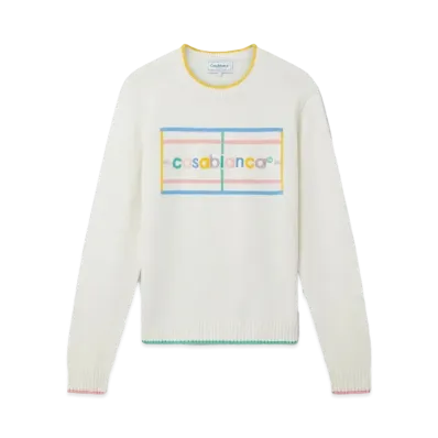 Casablanca Pastel Court Jumper "White"