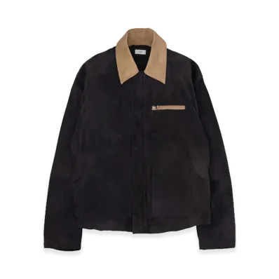 YOKE Goat Suede Work Jacket "Carbon"