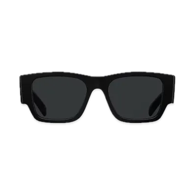 PRADA Triangle Logo Sunglasses "Gray"
