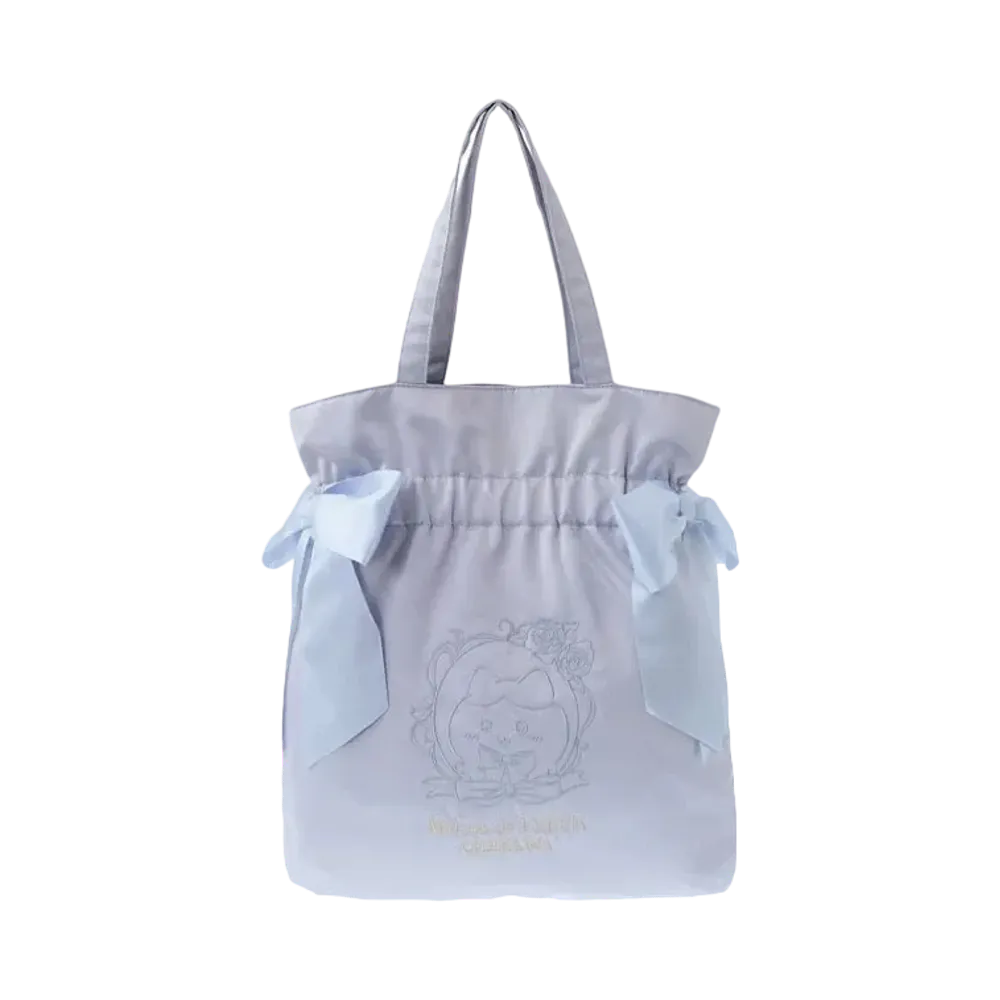BANDAI -Chiikawa- Chiikawa Maison De Fleur Embroidery Double Ribontotort Bag (Hachiware)