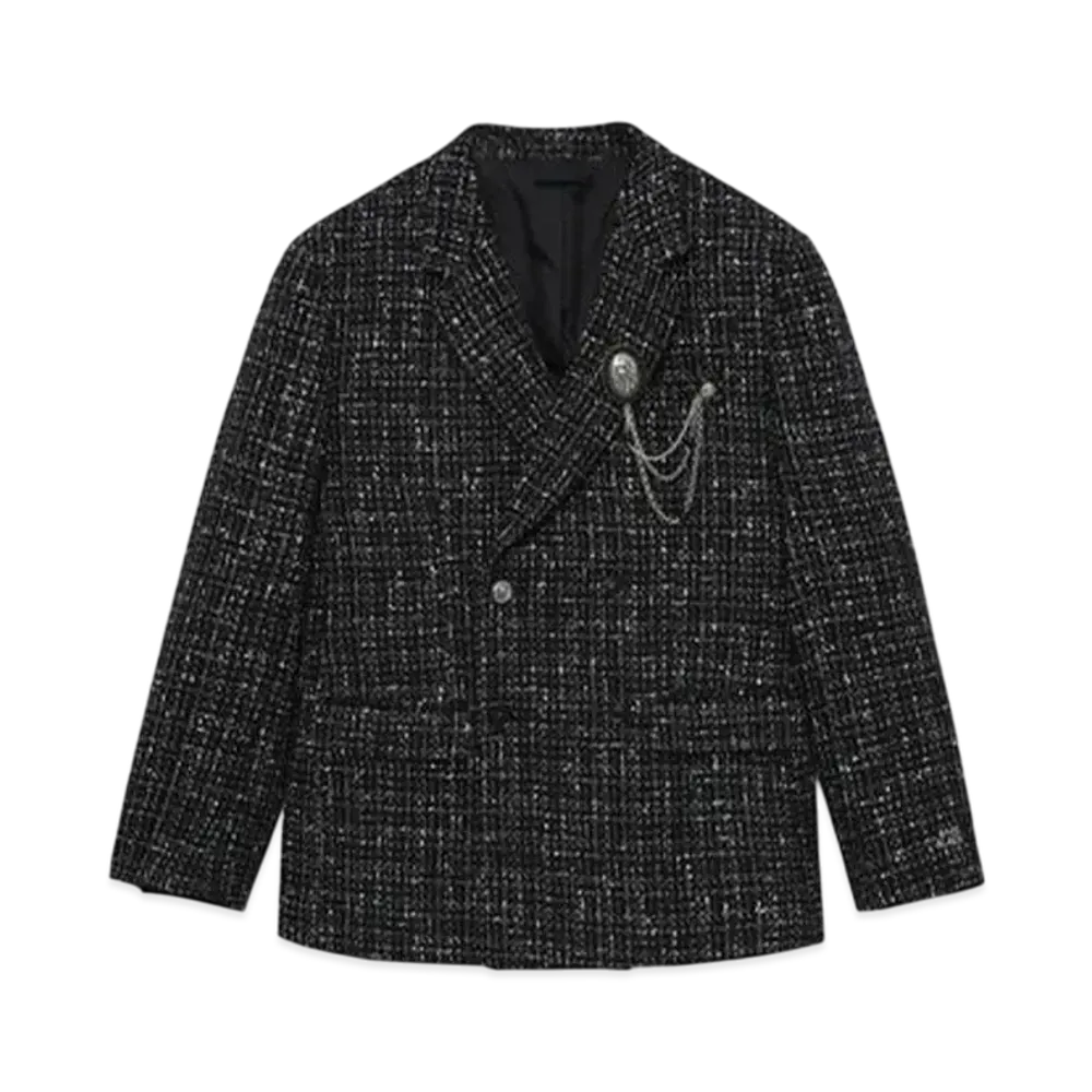 A BATHING APE Bape Black Double Breasted Tailored Jacket "Black"