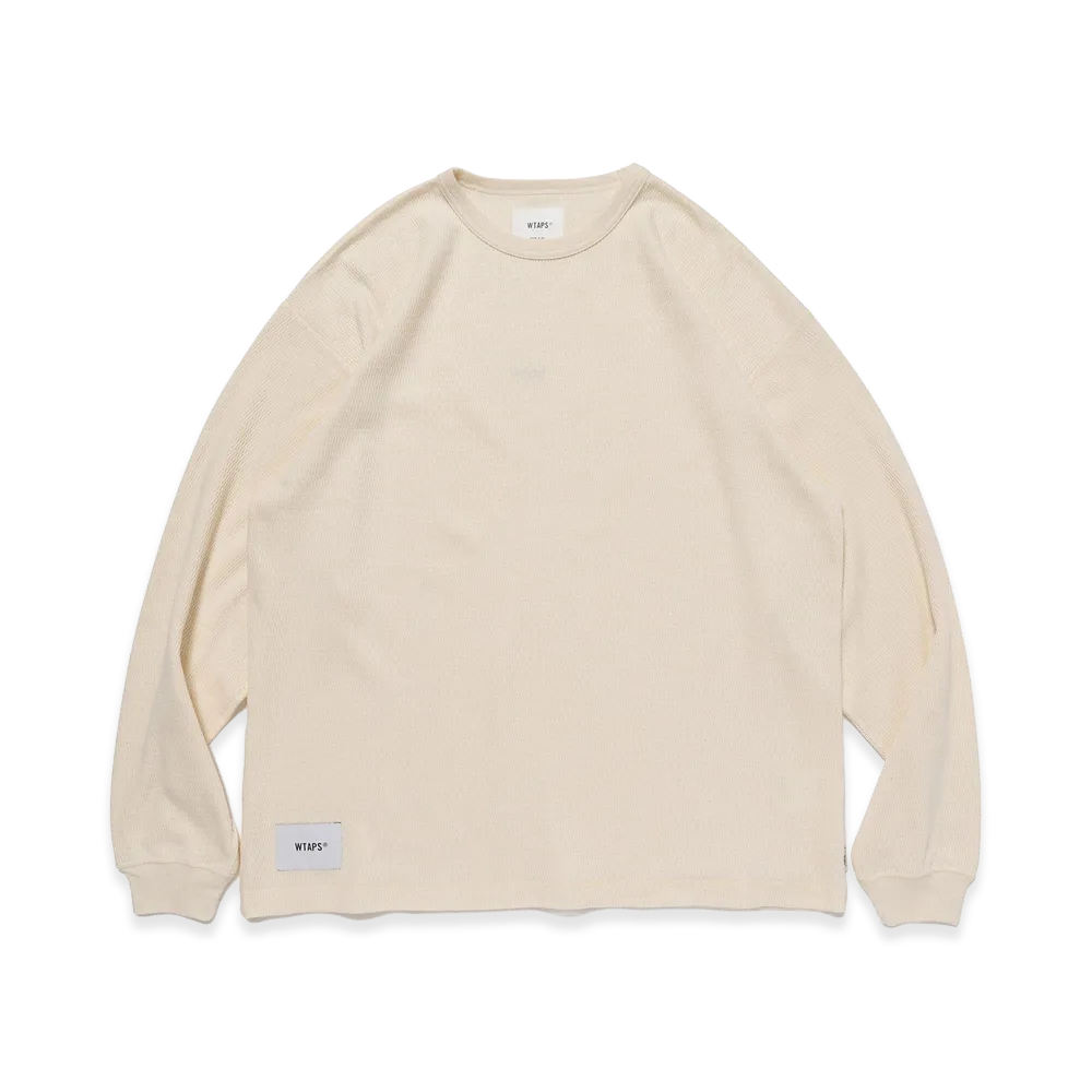 WTAPS Waffle Standard / LS / Cotton "Off White"