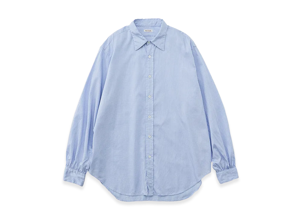 NICENESS E.Mansell Striped Cotton and Summer Wool "Sax"