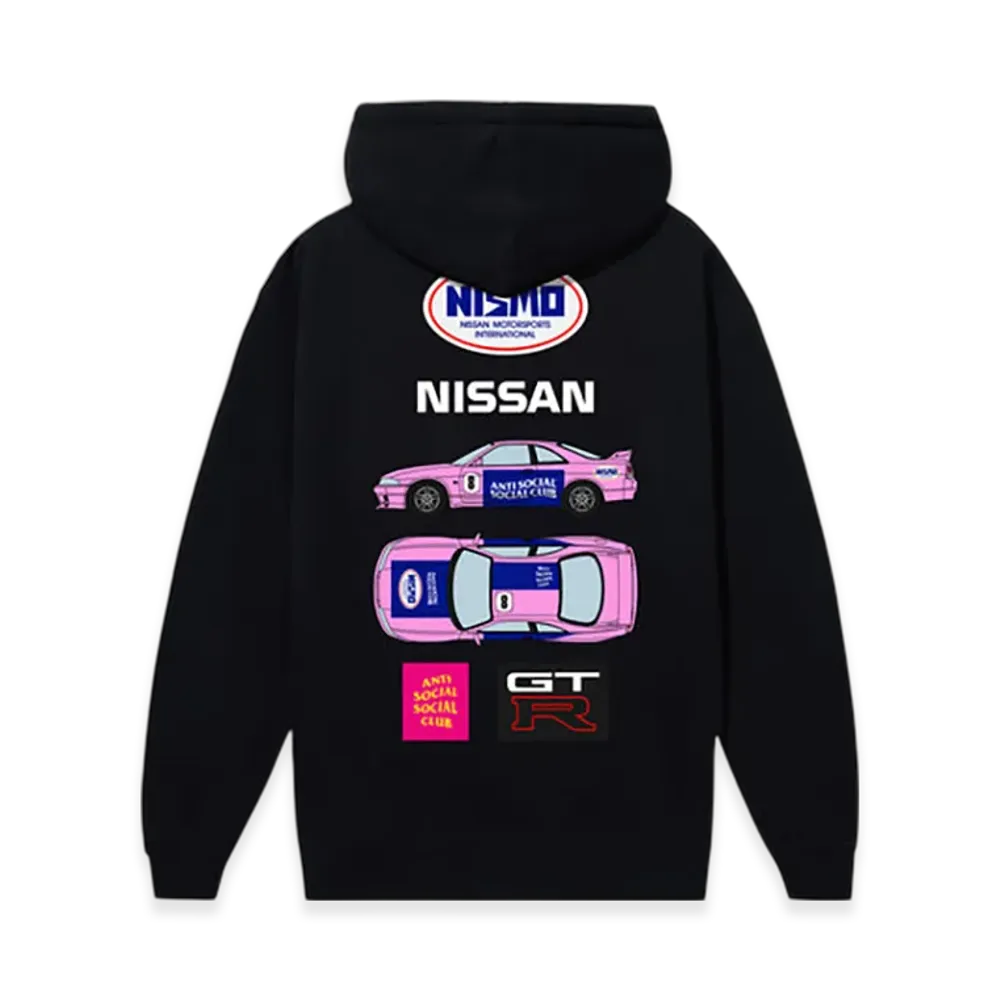 ANTI SOCIAL SOCIAL CLUB x Nissan LM Hoodie "Black"