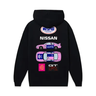 ANTI SOCIAL SOCIAL CLUB x Nissan LM Hoodie "Black"