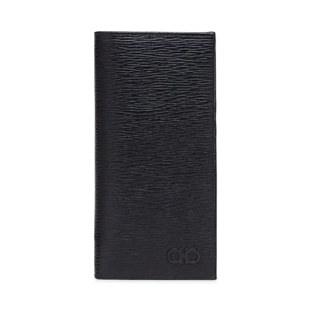 Salvatore Ferragamo Long Wallet "Black/Rain"