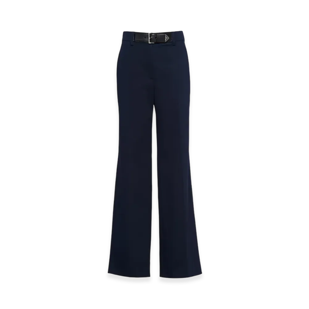 PRADA Women's Gabardine Pants "Navy"