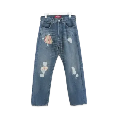 JUNYA WATANABE MAN Cotton Selvedge Denim Product Processing Levi's W Name Pants "Indigo"
