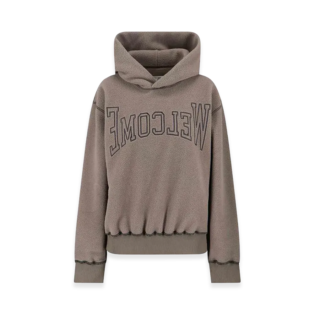 MM6 Maison Margiela Women's Logo Hooded Sweatshirt "Beige"