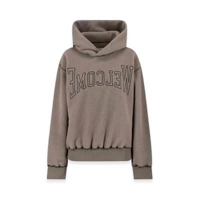 MM6 Maison Margiela Women's Logo Hooded Sweatshirt "Beige"