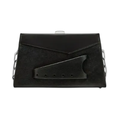 Maison Margiela Snatched Shoulder Clutch Bag Small "Black"
