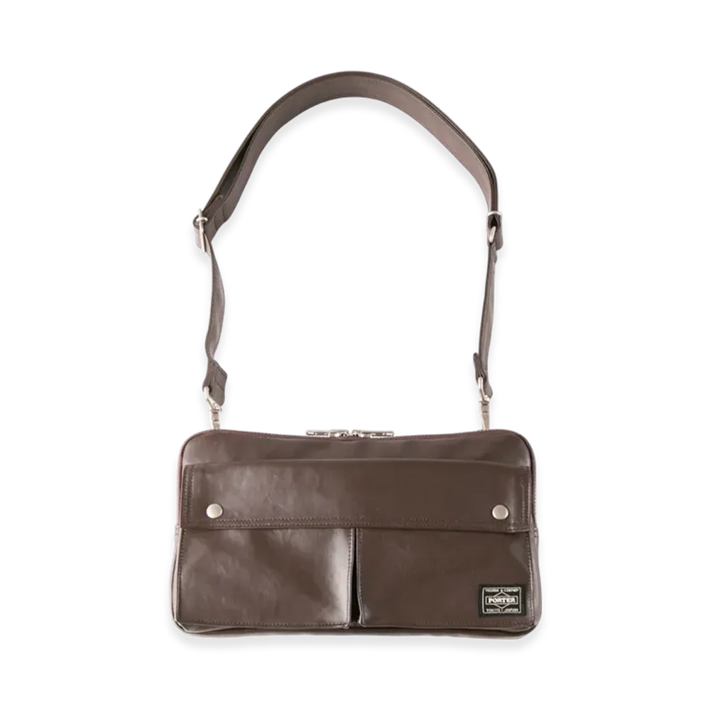 PORTER Freestyle Sling Shoulder Bag "Brown"