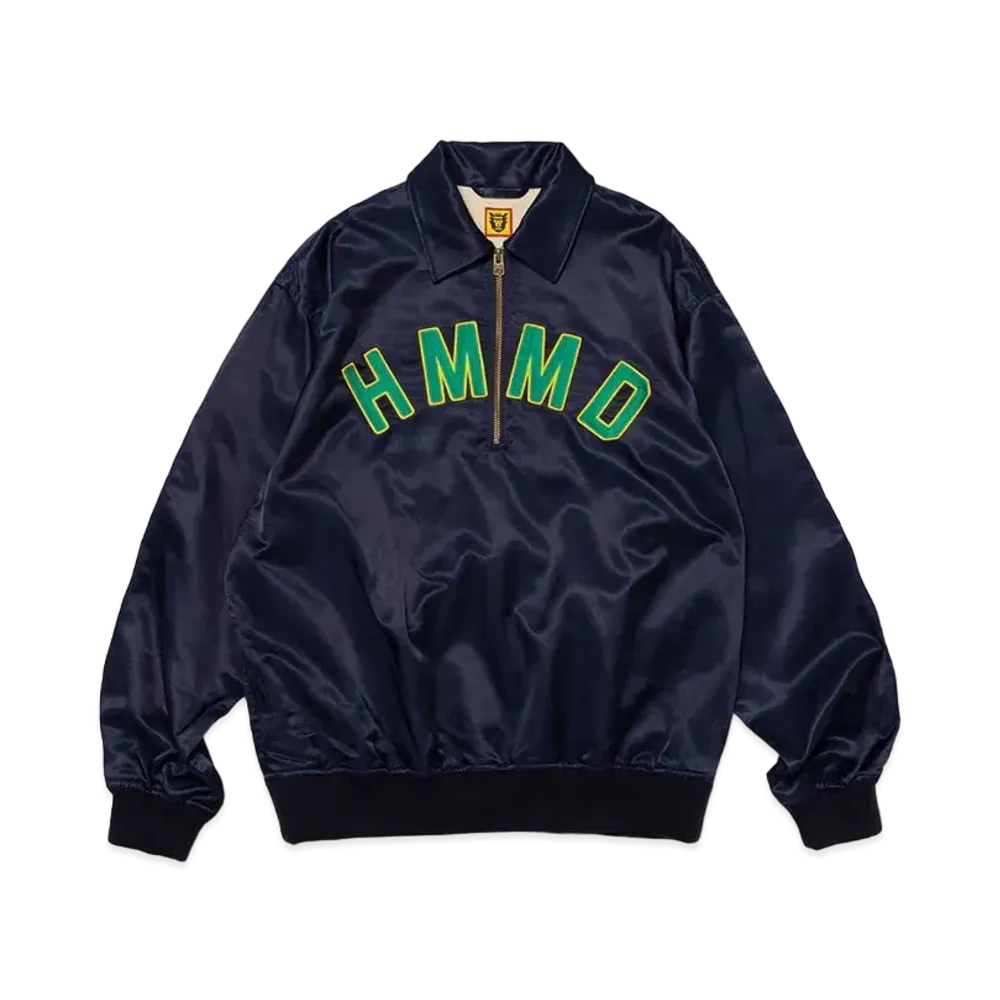 HUMAN MADE Half-Zip Pullover "Navy"