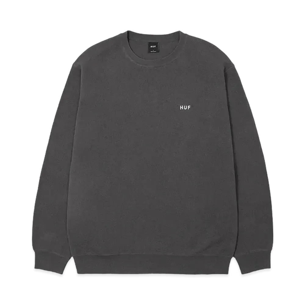 HUF OG Logo Crew Sweater "Charcoal Grey"