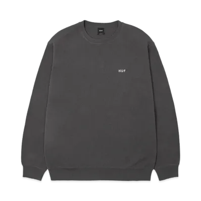 HUF OG Logo Crew Sweater "Charcoal Grey"