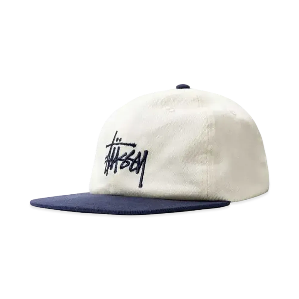 Stussy 2TONE TEAM STRAPBACK CAP "Natural"
