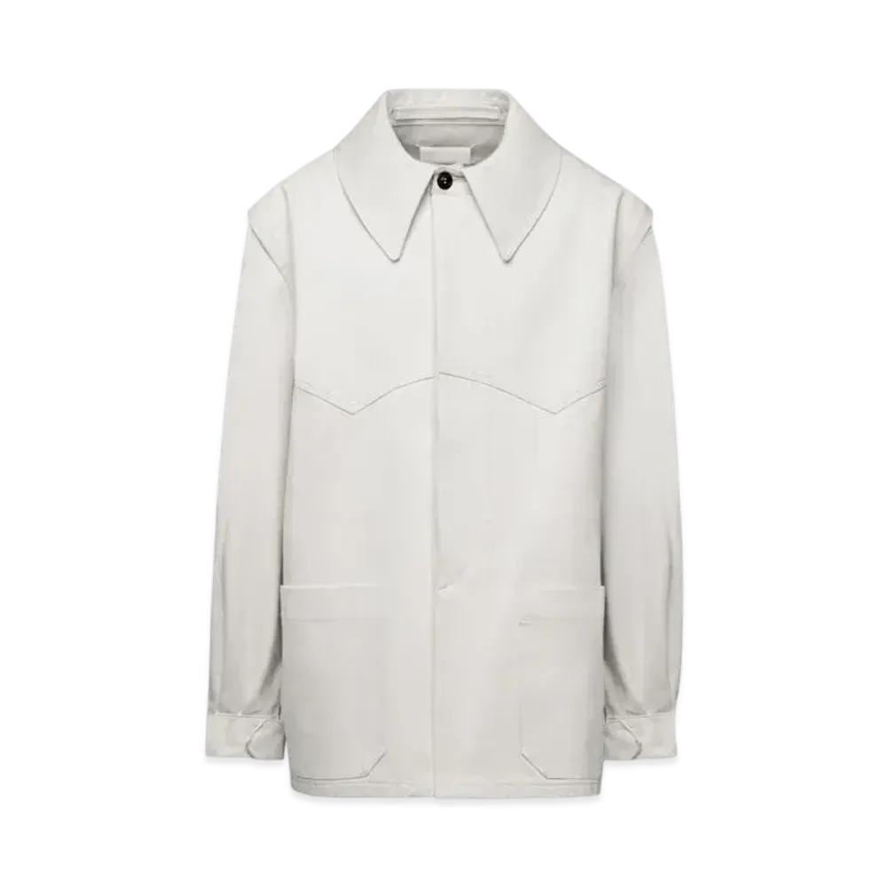Maison Margiela Women's Bonded Satin Jacket "White"