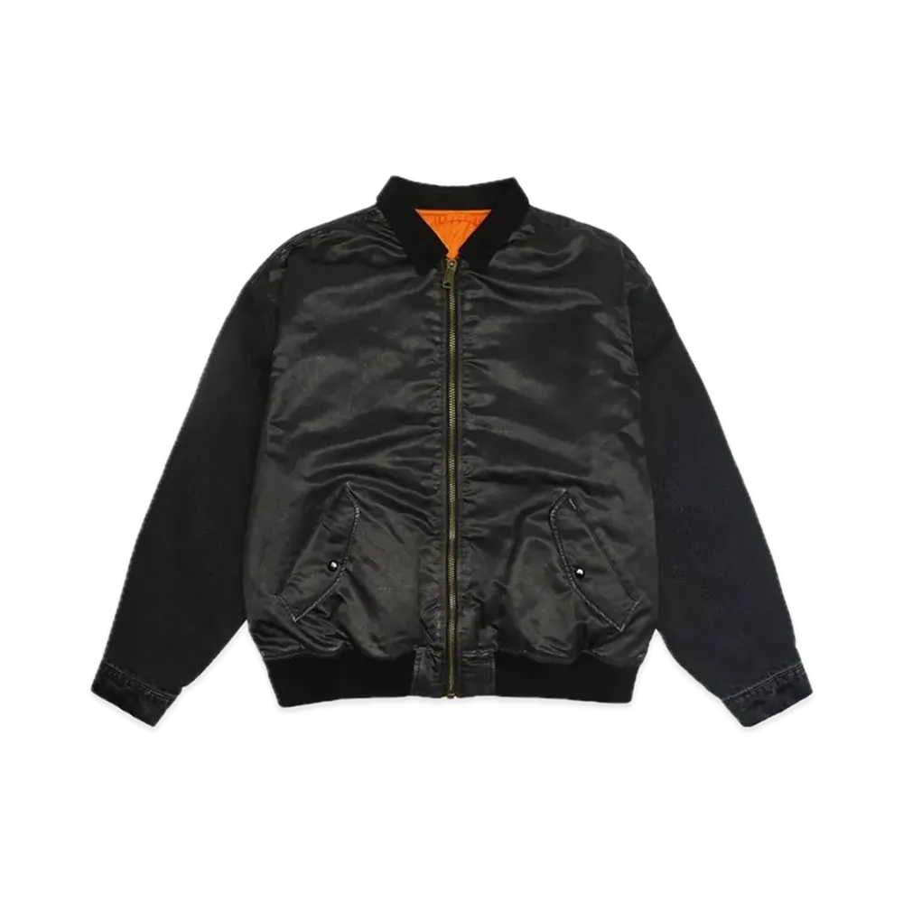 Supreme Denim Sleeve Ma-1 "Black"