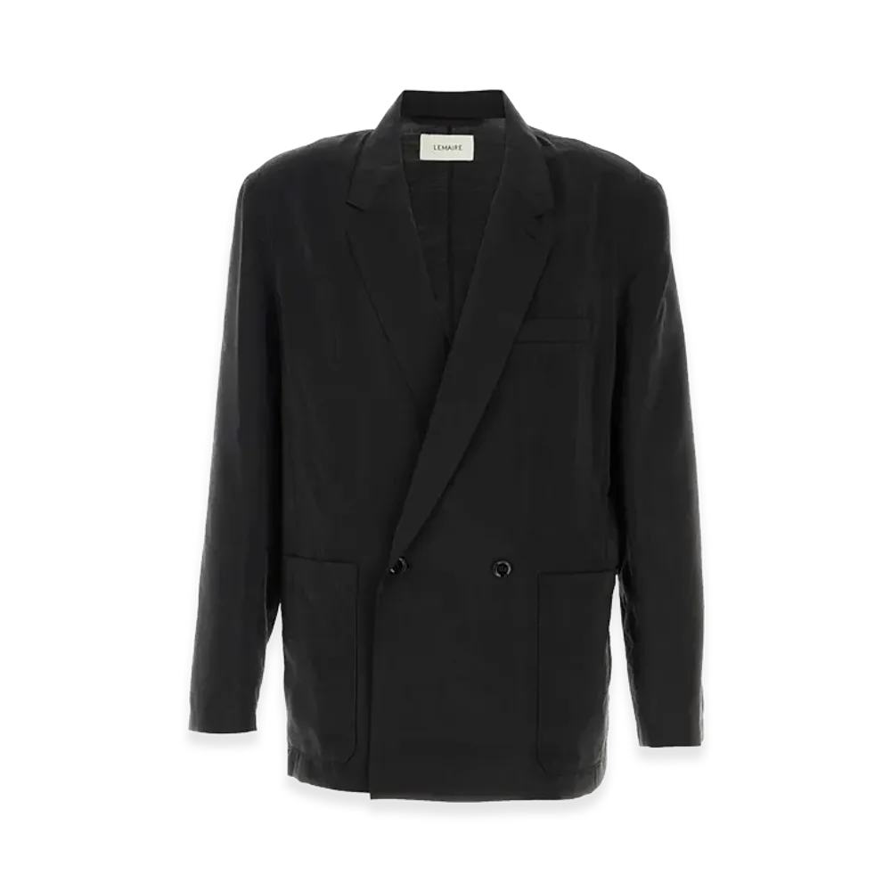 LEMAIRE Silk Blend Blazer "Black"