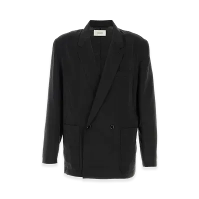 LEMAIRE Silk Blend Blazer "Black"