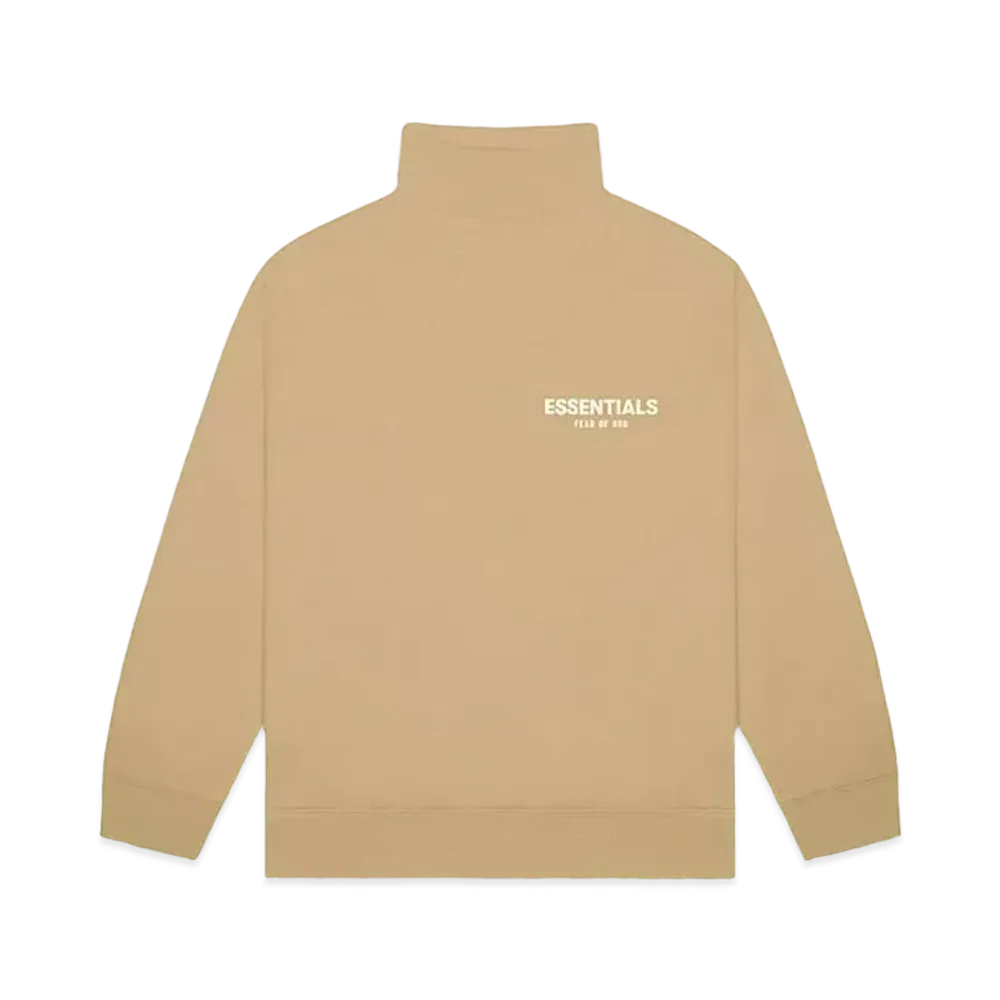 FEAR OF GOD ESSENTIALS Oak Mock Neck Sweatshirt "Oak"