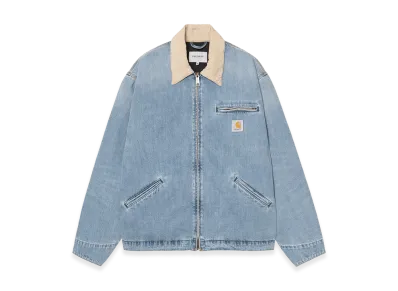 Carhartt WIP OG Detroit Jacket "Blue/Dusty H Brown/Burst Washed"