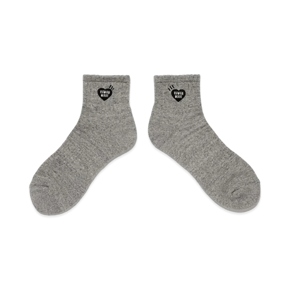 HUMAN MADE Pile Short Socks "Gray"