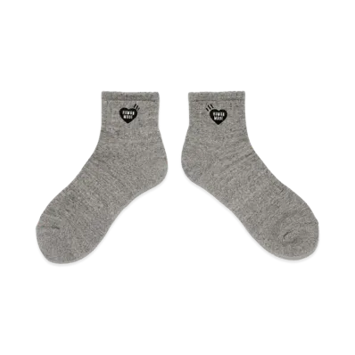 HUMAN MADE Pile Short Socks "Gray"