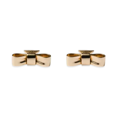 PRADA Eternal Gold Bow Earrings "Yellow Gold"