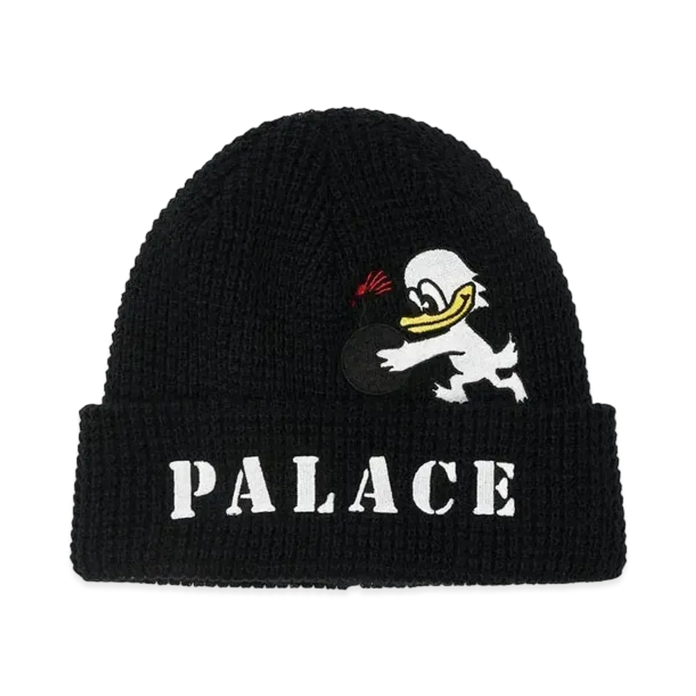 PALACE DUCK BOMB BEANIE "Black"