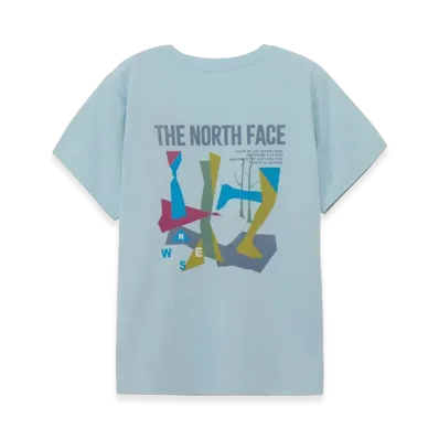 The North Face Short Sleeve ES Retro Trail Tee Womens "Celestial Blue"