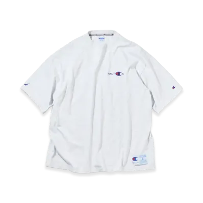 Champion x NAUTICA Embroidered Heavyweight T-Shirt "Gray"