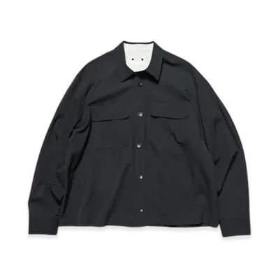 SOPHNET. Washer Wool CPO Shirt "Black"